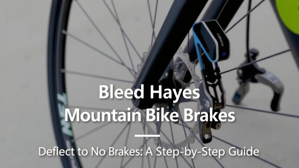 Bleed Hayes Mountain Bike Brakes: A Step-by-Step Guide