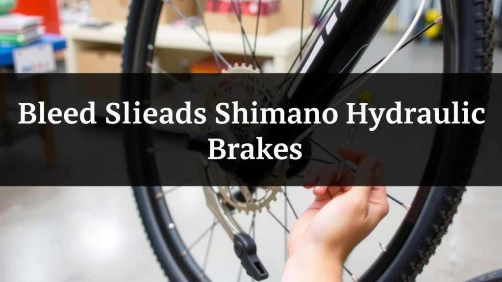 Bleed Shimano Hydraulic Brakes: Step-by-Step Guide