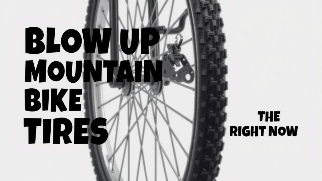How to Blow Up Mountain Bike Tires: The Right Way