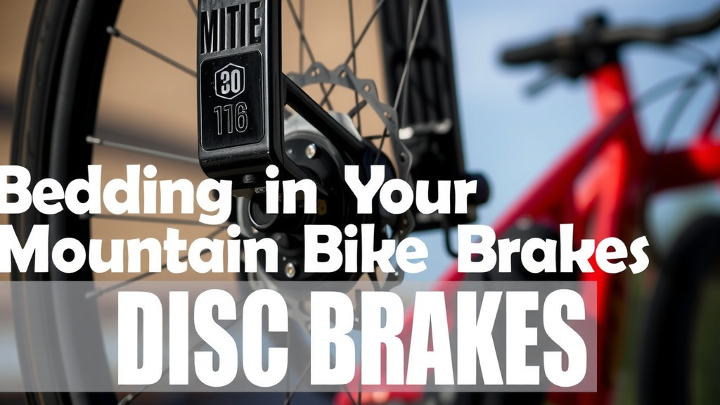 Bedding in Your Mountain Bike Disc Brakes: A Step-by-Step Guide