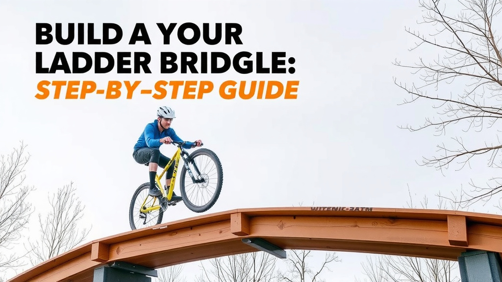 Constructing Your Own Mountain Bike Ladder Bridge