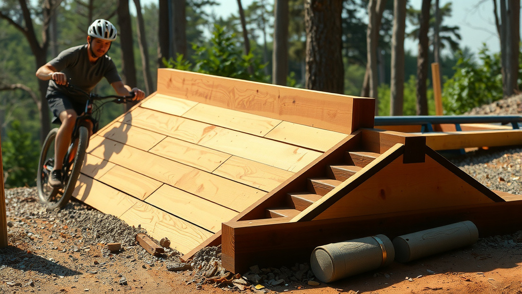 Constructing Your Own Wooden Mountain Bike Berm