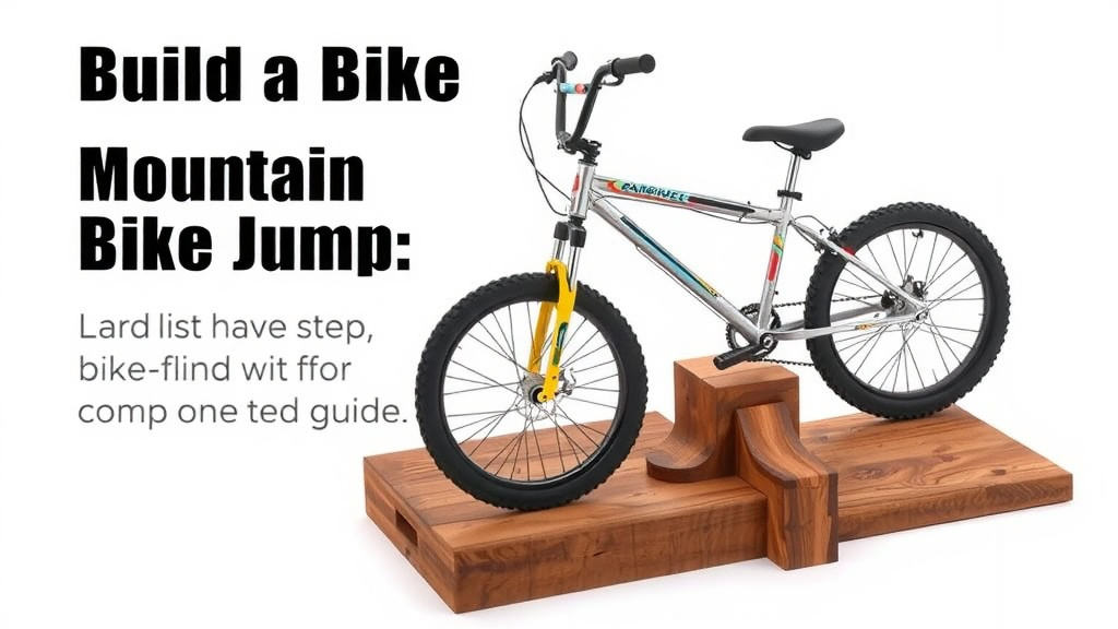 Build a Wooden Mountain Bike Jump: Step-by-Step Guide