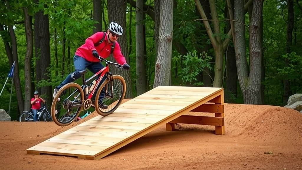 Constructing Your Own Wooden Mountain Bike Ramp