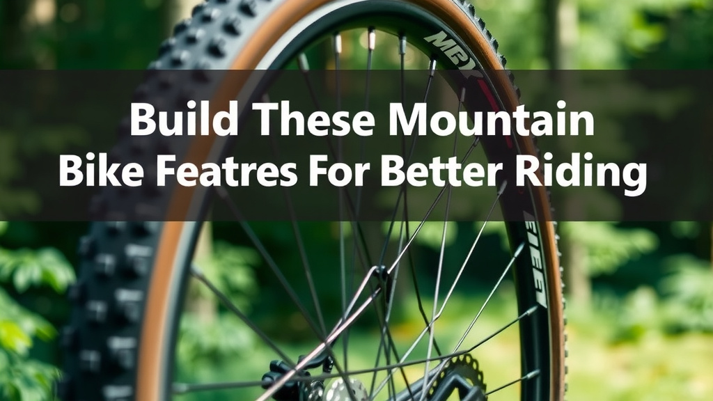 Build These Mountain Bike Features For Better Riding