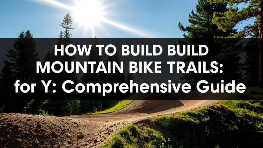 How to Build Mountain Bike Trails: A Comprehensive Guide
