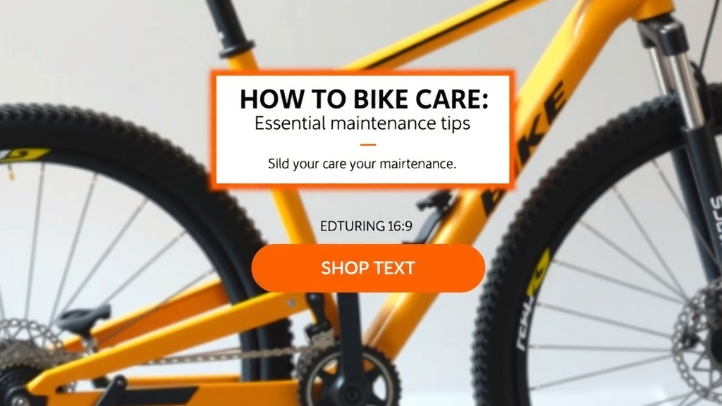 Mountain Bike Care: Essential Maintenance Tips