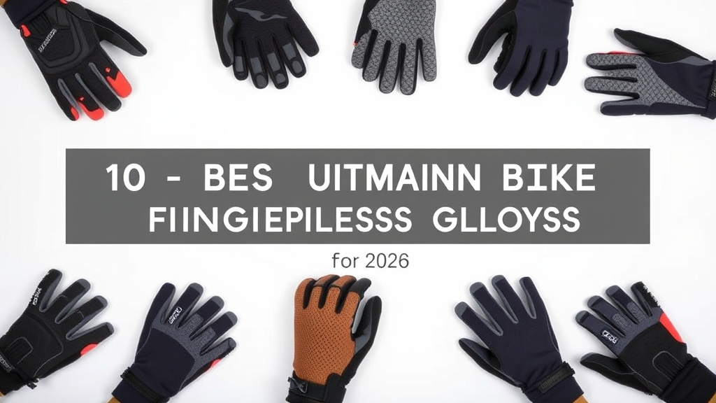 10 Best Mountain Bike Fingerless Gloves for 2026