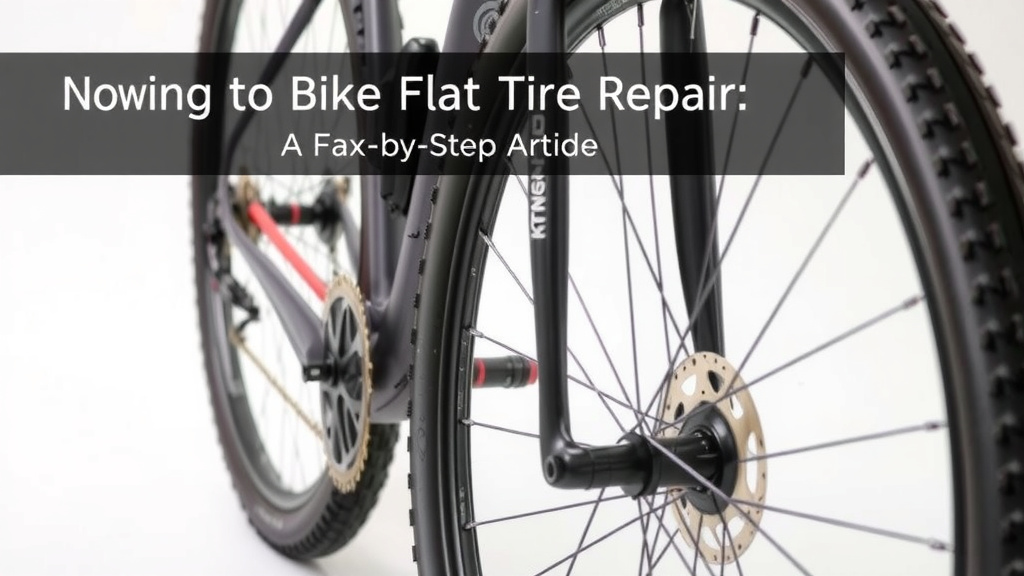 Mountain Bike Flat Tire Repair: A Step-by-Step Guide