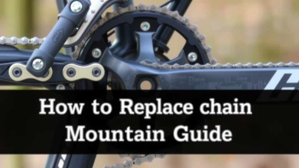 Replacing Your Mountain Bike Chain: A Step-by-Step Guide