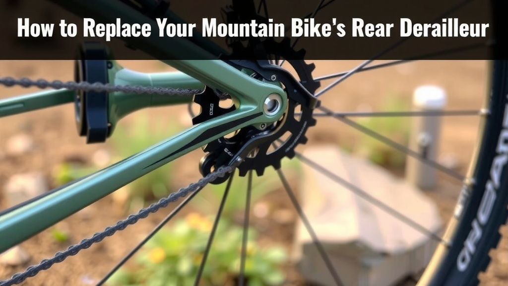 Replacing Your Mountain Bike's Rear Derailleur