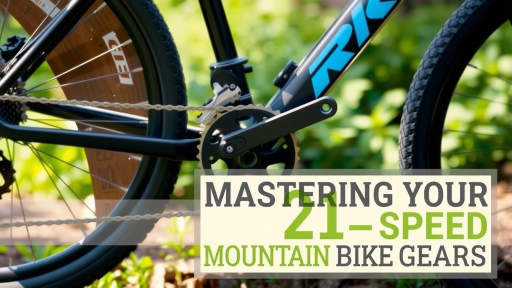 Mastering Your 21-Speed Mountain Bike Gears