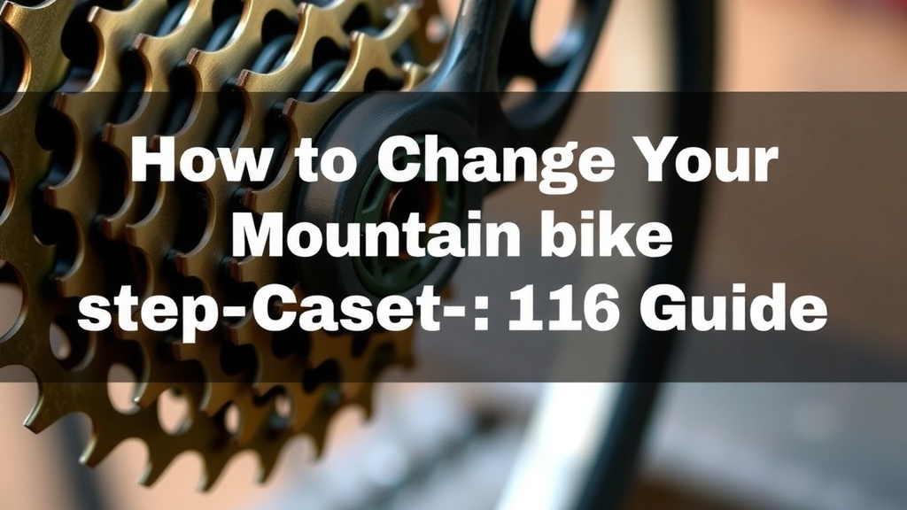 How to Change Your Mountain Bike Cassette: A Step-by-Step Guide