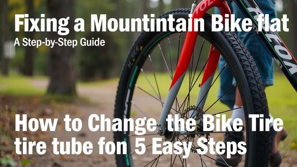 Fixing Your Mountain Bike Flat: A Step-by-Step Guide