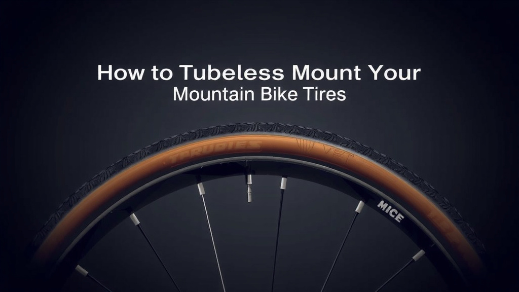 How to Tubeless Mount Your Mountain Bike Tires