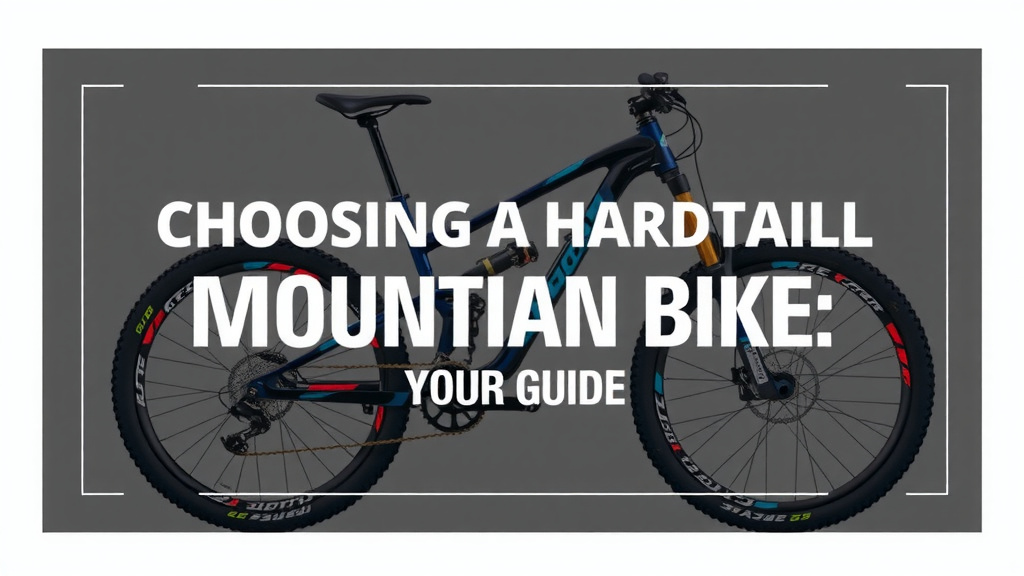 Choosing a Hardtail Mountain Bike: Your Guide