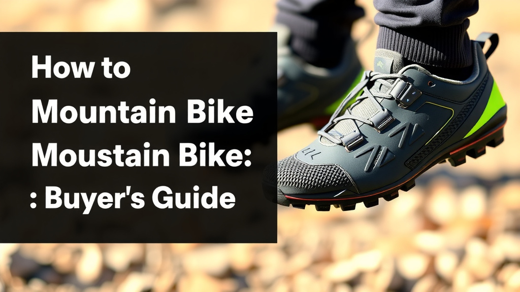 Choosing the Right Mountain Bike Shoes: A Buyer's Guide