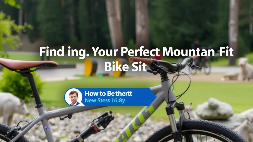 Finding Your Perfect Mountain Bike Fit