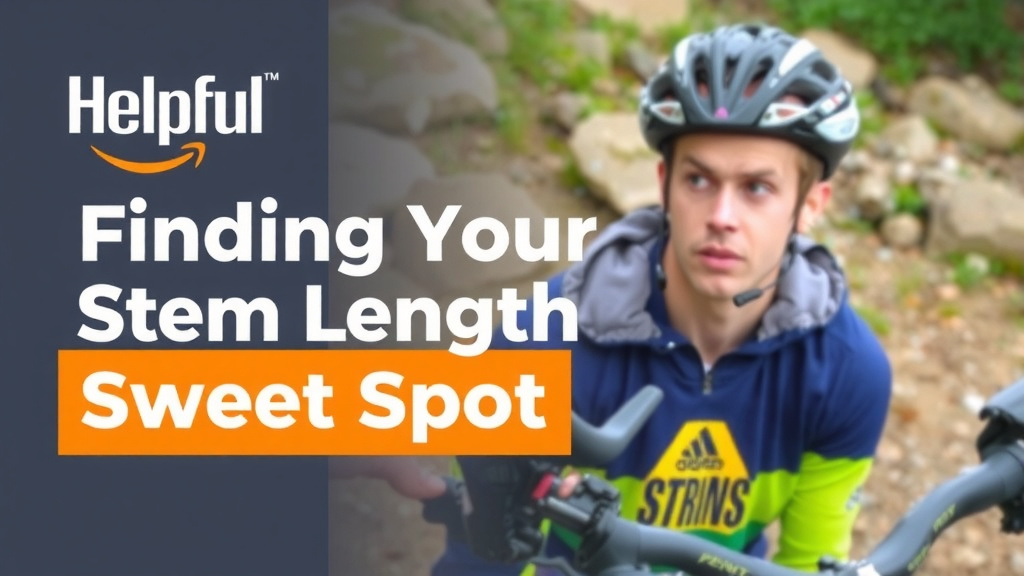 Finding Your Mountain Bike Stem Length Sweet Spot