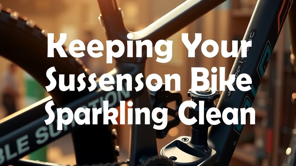 Keeping Your Full Suspension Bike Sparkling Clean