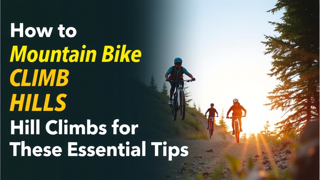 Conquer Mountain Bike Hill Climbs With These Essential Tips