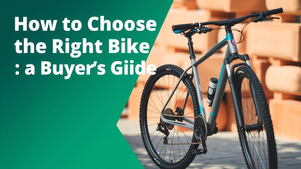 How to Choose the Right Mountain Bike for You