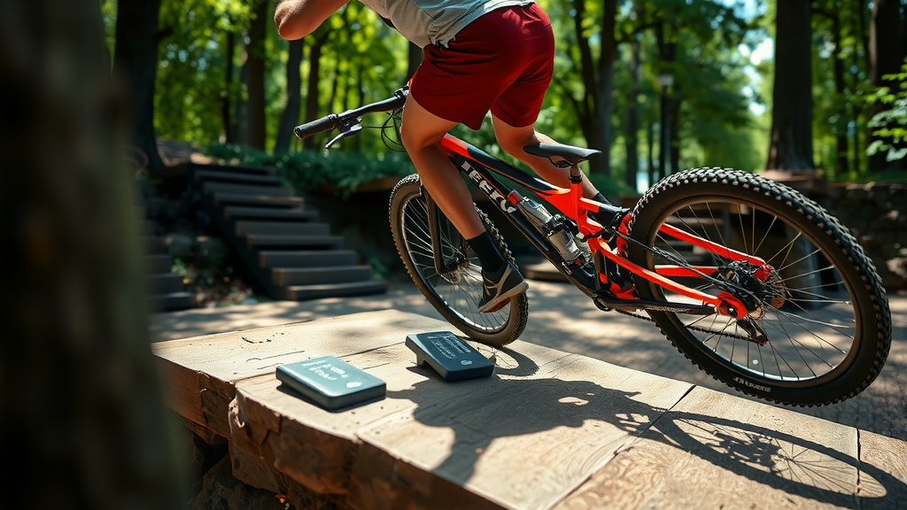 Learning to Handle Mountain Bike Falls