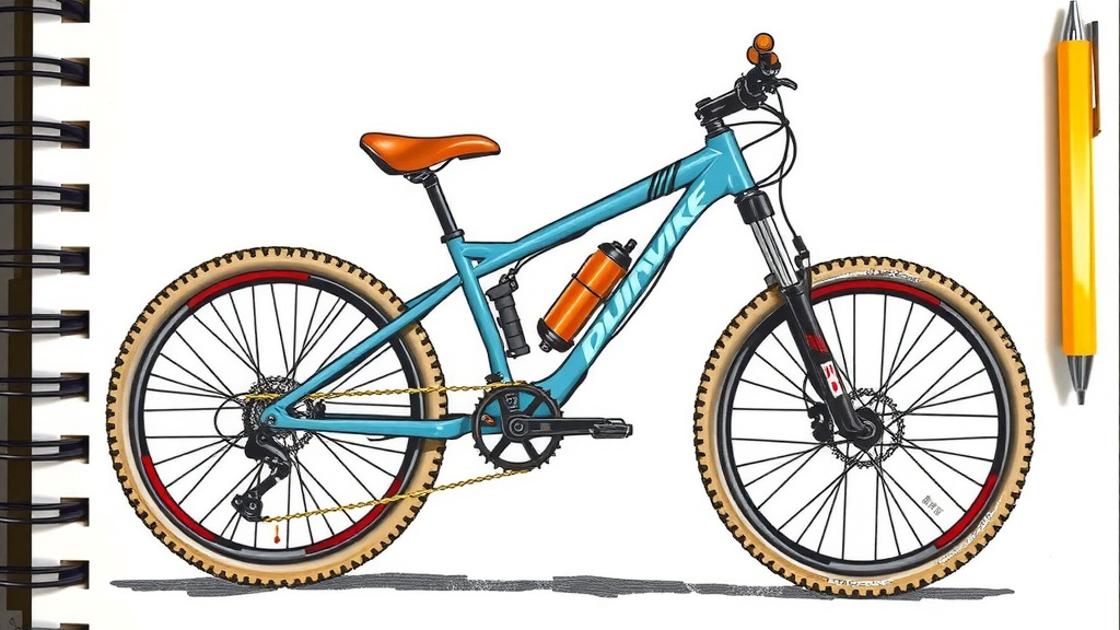 How to Draw a Mountain Bike Step-by-Step Guide