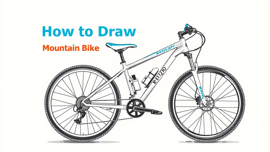 How to Draw a Mountain Bike Step-by-Step