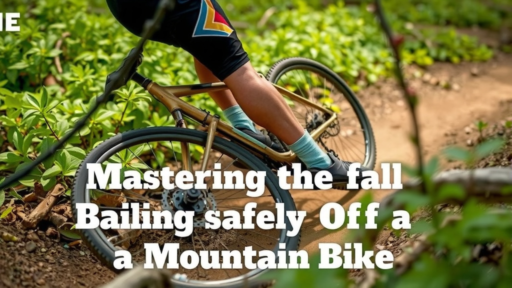 Your Guide to Bailing Safely Off a Mountain Bike