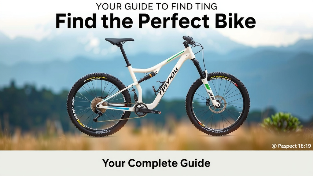 Your Guide to Finding the Right Mountain Bike