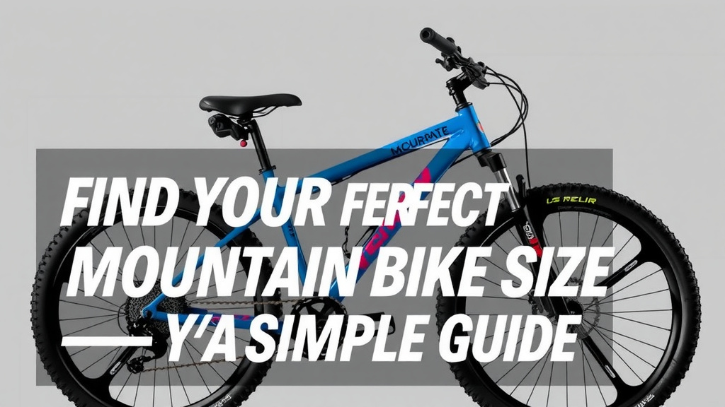 Find Your Perfect Mountain Bike Size: A Simple Guide