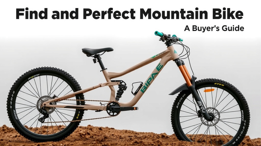 Find Your Perfect Mountain Bike: A Buyer's Guide