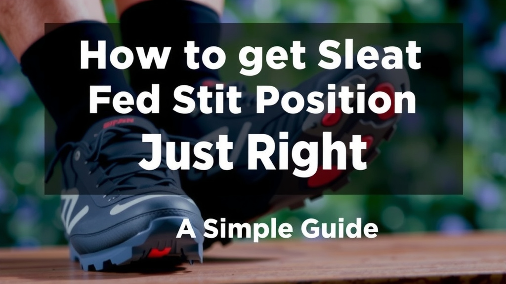 Getting Your Mountain Bike Cleat Position Just Right