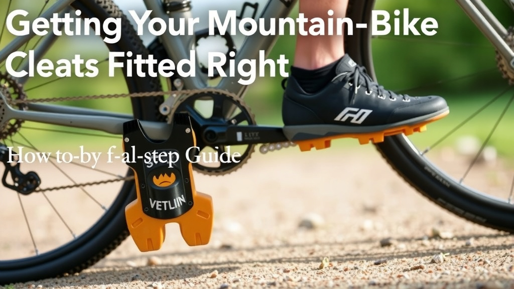 Getting Your Mountain Bike Cleats Fitted Right