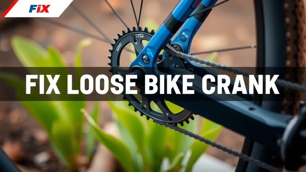 Securing Your Loose Mountain Bike Crank Arm