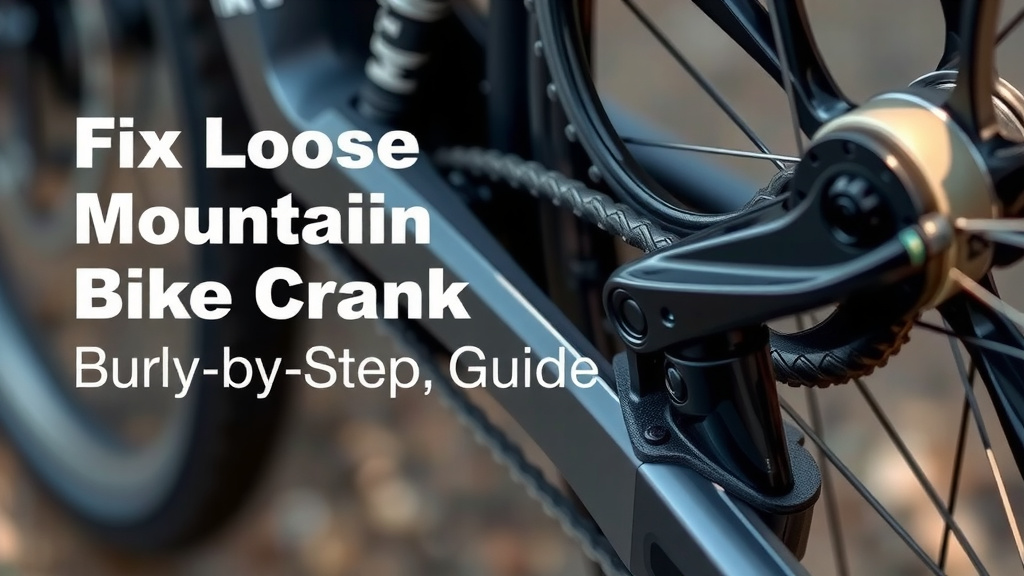 Fix Loose Mountain Bike Crank: Step-by-Step Guide