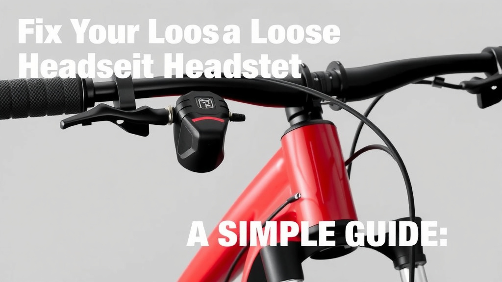Fix Your Loose Mountain Bike Headset: A Simple Guide