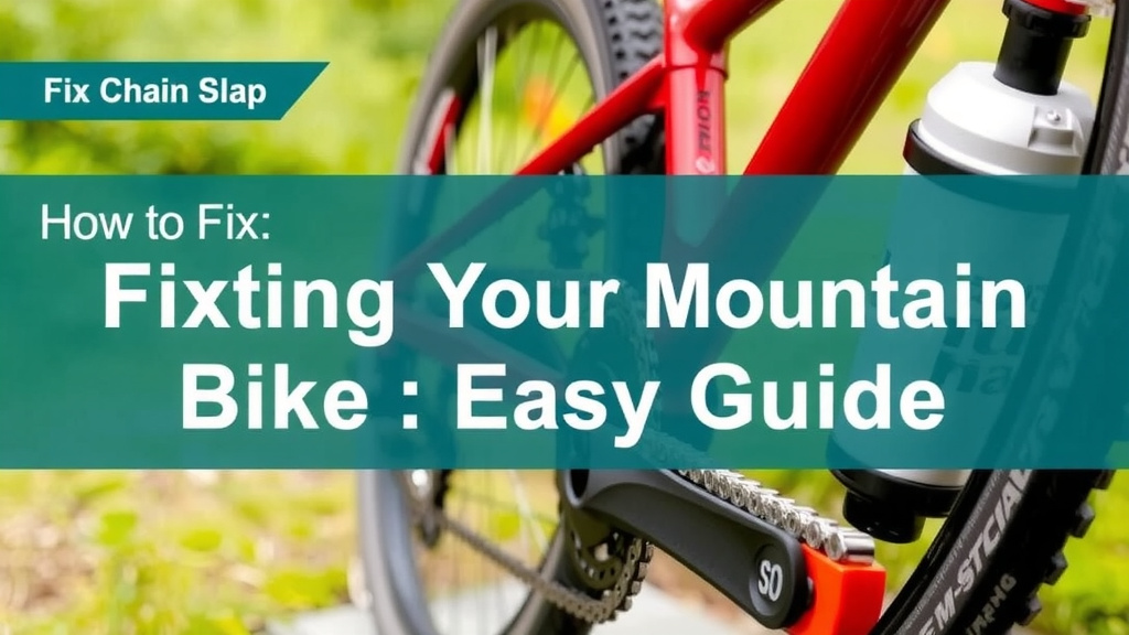 Quieting Your Mountain Bike's Chain Slap