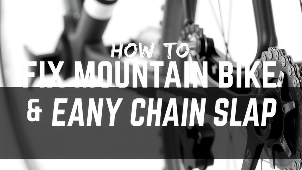 Fix Mountain Bike Chain Slap: Easy Guide