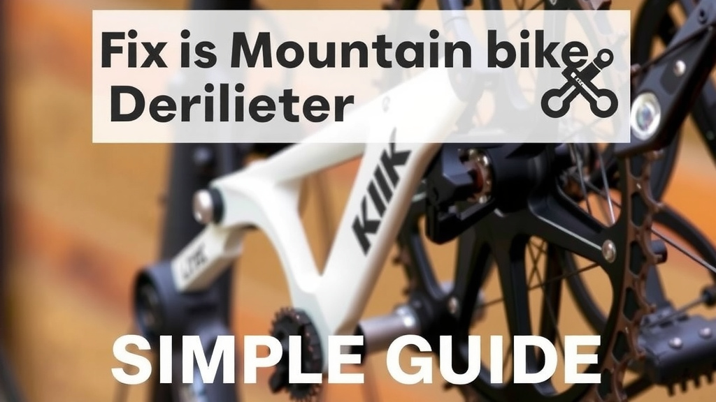 Fix Your Mountain Bike Front Derailleur: A Simple Guide